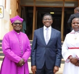 Bp. Henry Katumba Tamale visits Katikkiro ahead of retirement